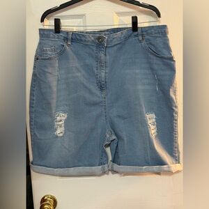 labelBe Denim Shorts with Sequins Sz 16